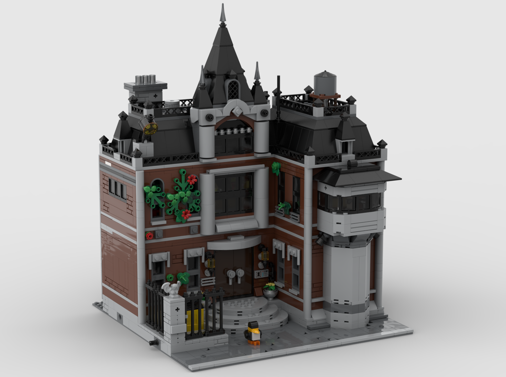 Lego Paranoid Scientist's Hideout (Arkham Asylum Alternative)