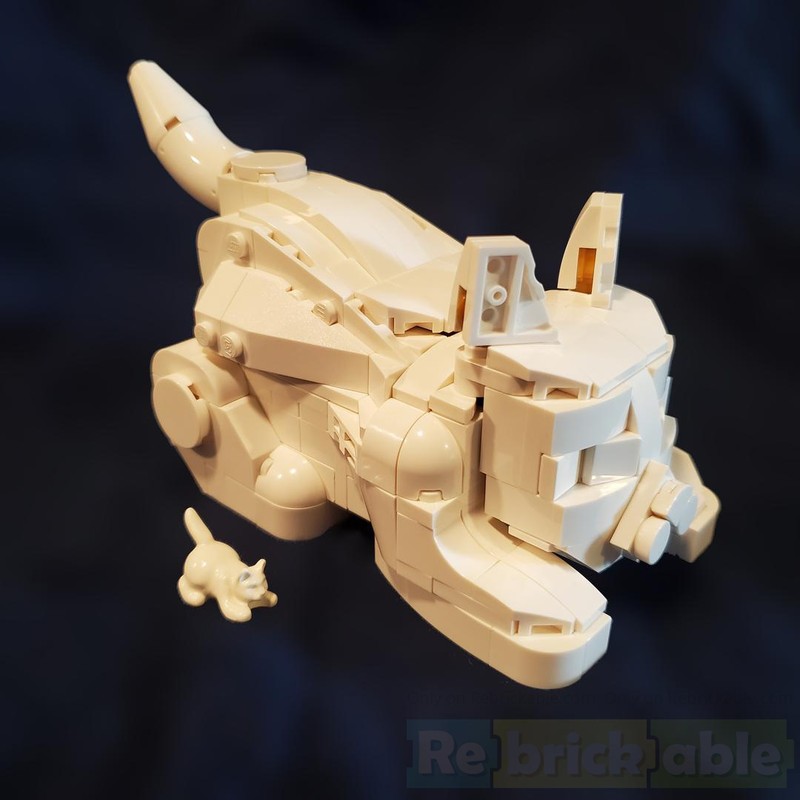 Lego Upscaled Cat (6:1)