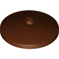 Lego Dish 4 x 4 Inverted [Radar] / Reddish Brown