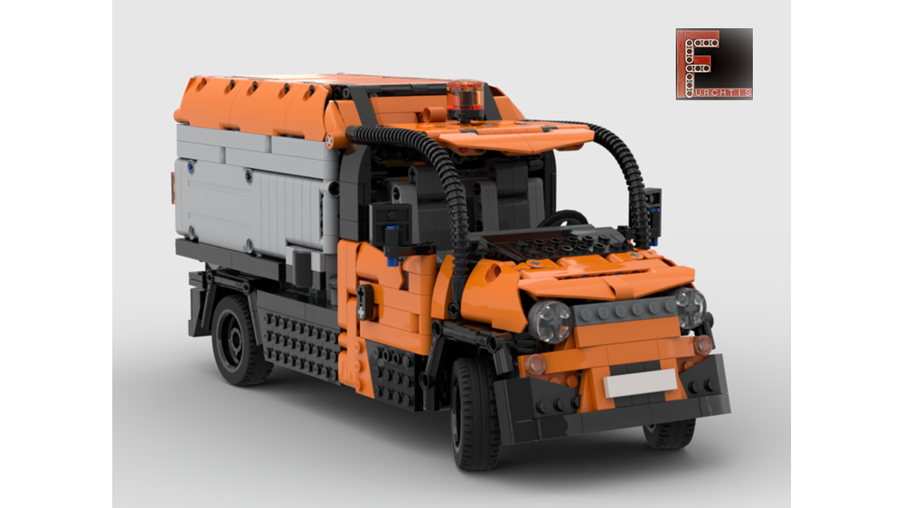Lego Goupil G6 garbage truck full RC