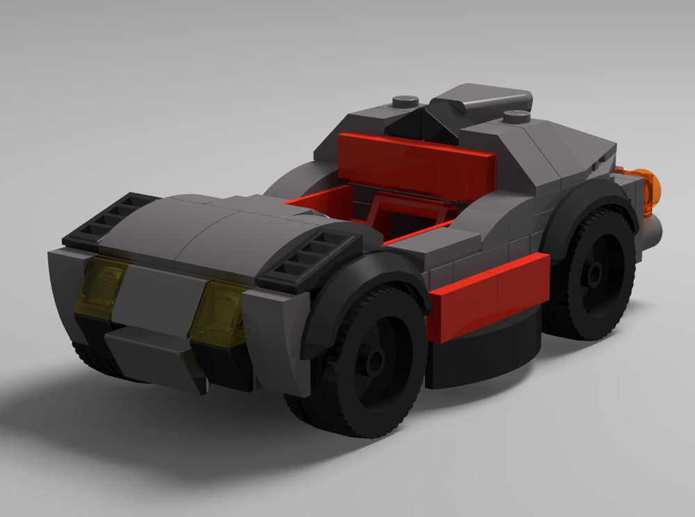 Lego Gray Sports Car