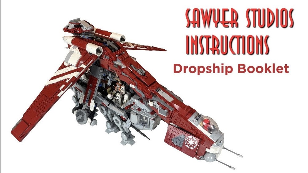 Lego Coruscant Dropship Alternate Build Instructions