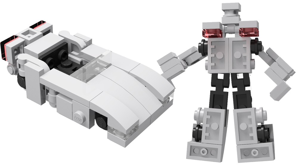 Lego Transformer DOTM Sideswipe Instruction Mini Mecha