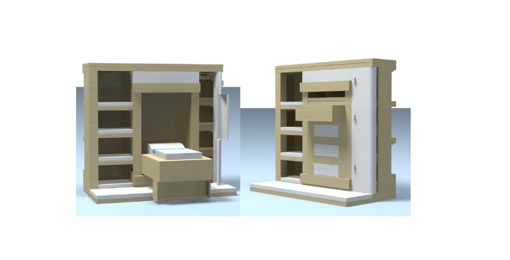 Lego Bed Closet