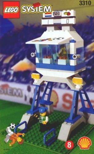 Lego Commentator and Press Box
