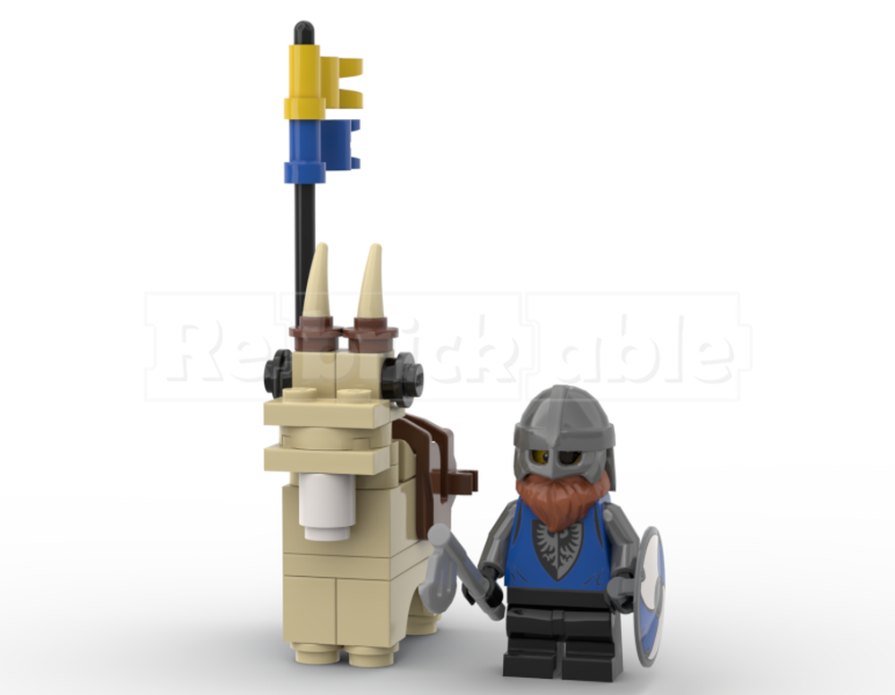 Lego Dwarven Battle Goat - Stonehorn Class