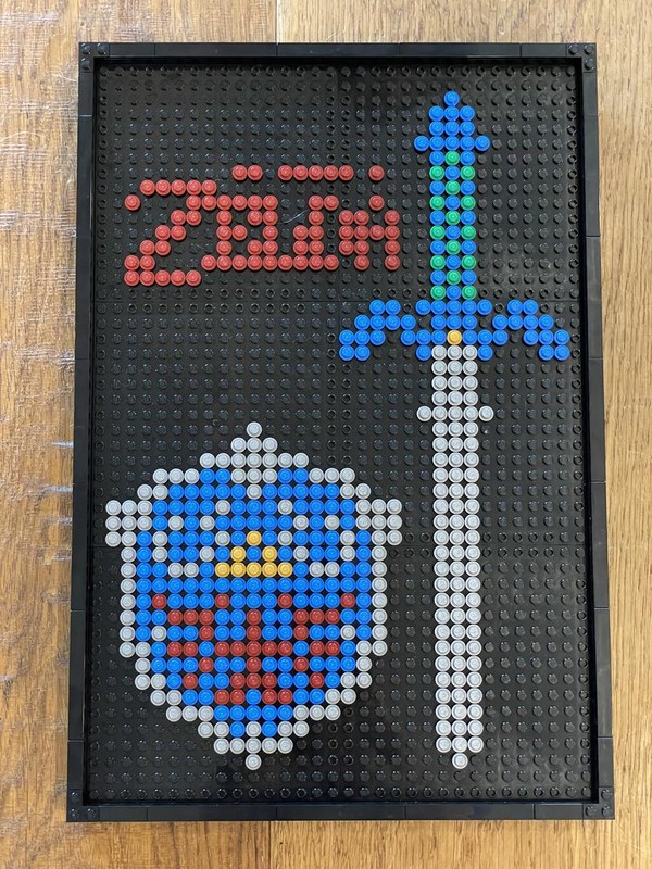 Lego Master Sword & Hylian Shield Mosaic (31201 Alternate)