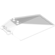 Lego Windscreen 8 x 4 x 2 with Handle and 2 Studs [Hollow Studs] [Plain]