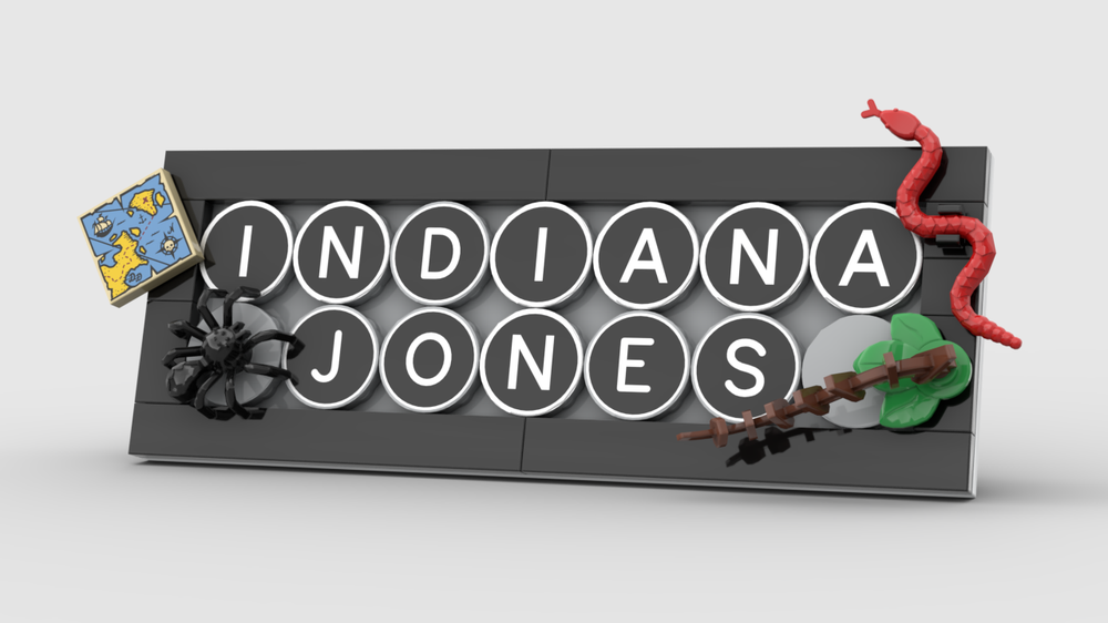 Lego Indiana Jones Plaque
