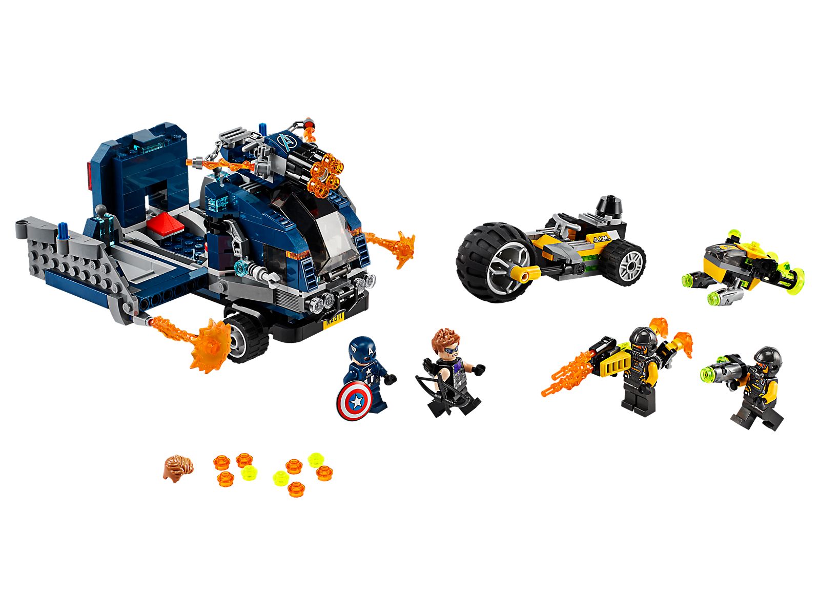 Lego Avengers Truck Take-down