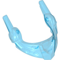 Lego Headwear Accessory Visor (Nexo Knights) / Trans-Dark Blue