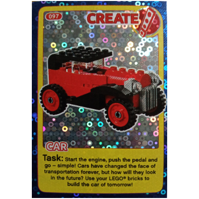 Lego Trading Card, Create the World Incredible Inventions - Car (foil) / [No Color/Any Color]