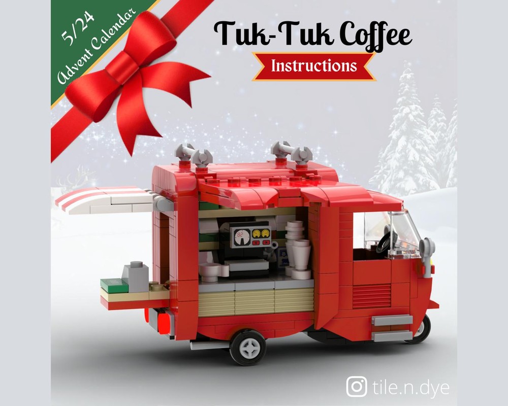 Lego Tuk-Tuk Coffee - LEGO CHRISTMAS MOC