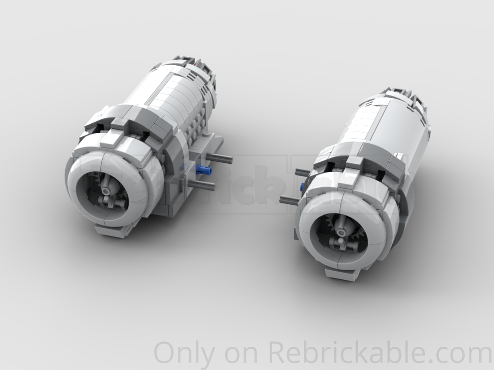Lego 75292 Razor Crest - modified engines (FREE)