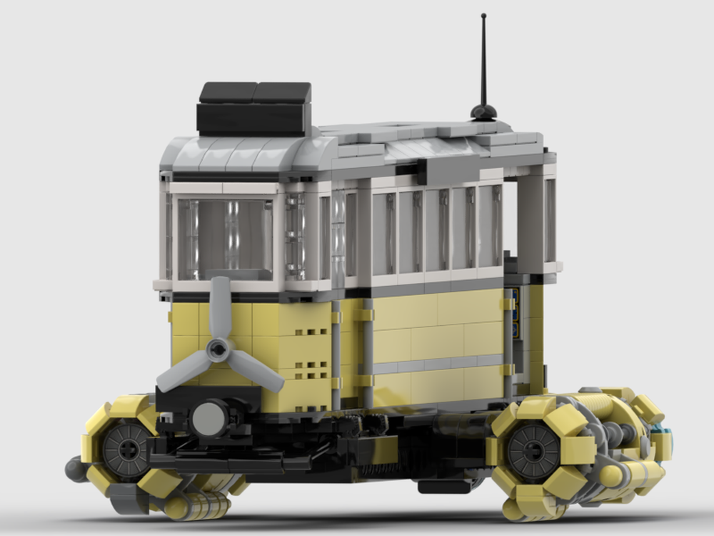 Lego Old Lisbon Hover Train Future v02