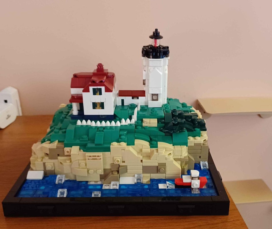 Lego Cape Neddick Lighthouse (Nubble Light)