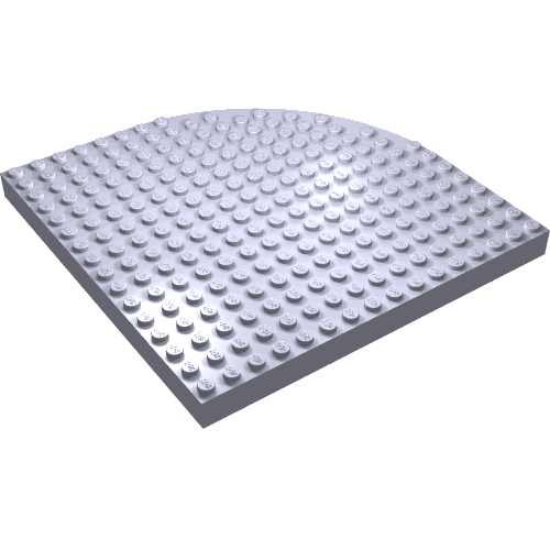 Lego Brick Round Corner 16 x 16 / Light Violet