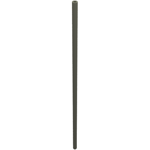 Lego Hose Rigid 3mm D. 17L / 13.6cm / Dark Gray