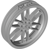 Lego Wheel 75 x 17 Motorcycle / Light Bluish Gray