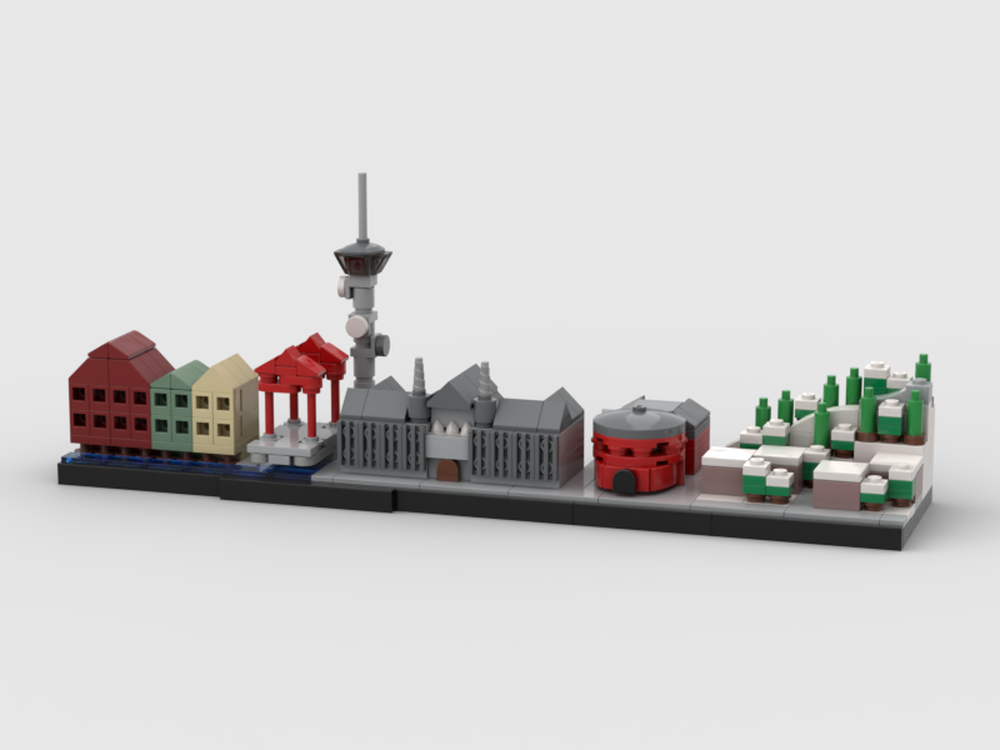 Lego Trondheim Skyline