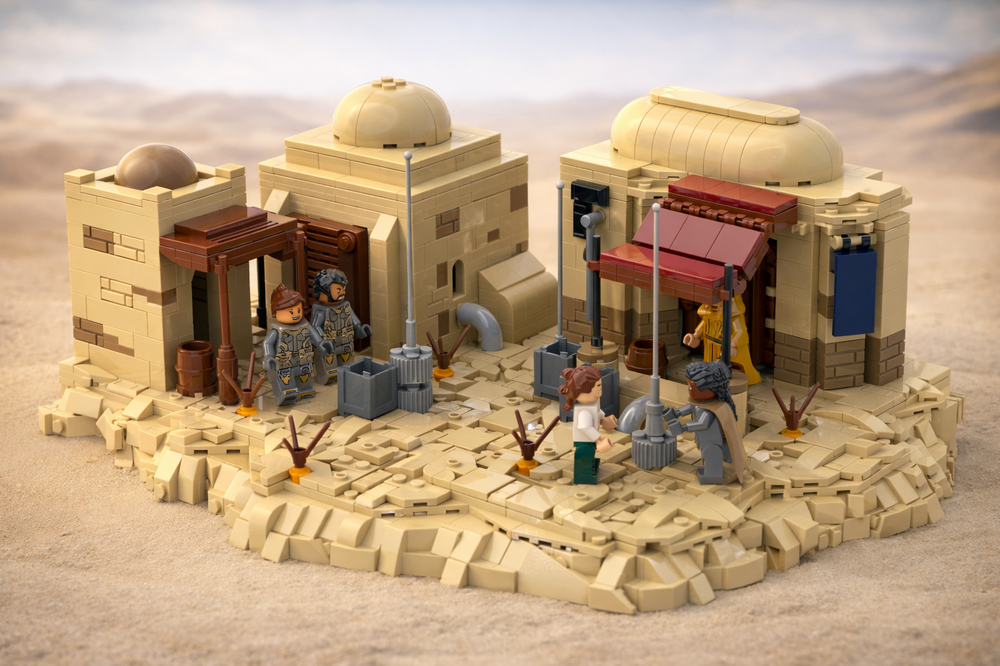Lego Desert Diorama