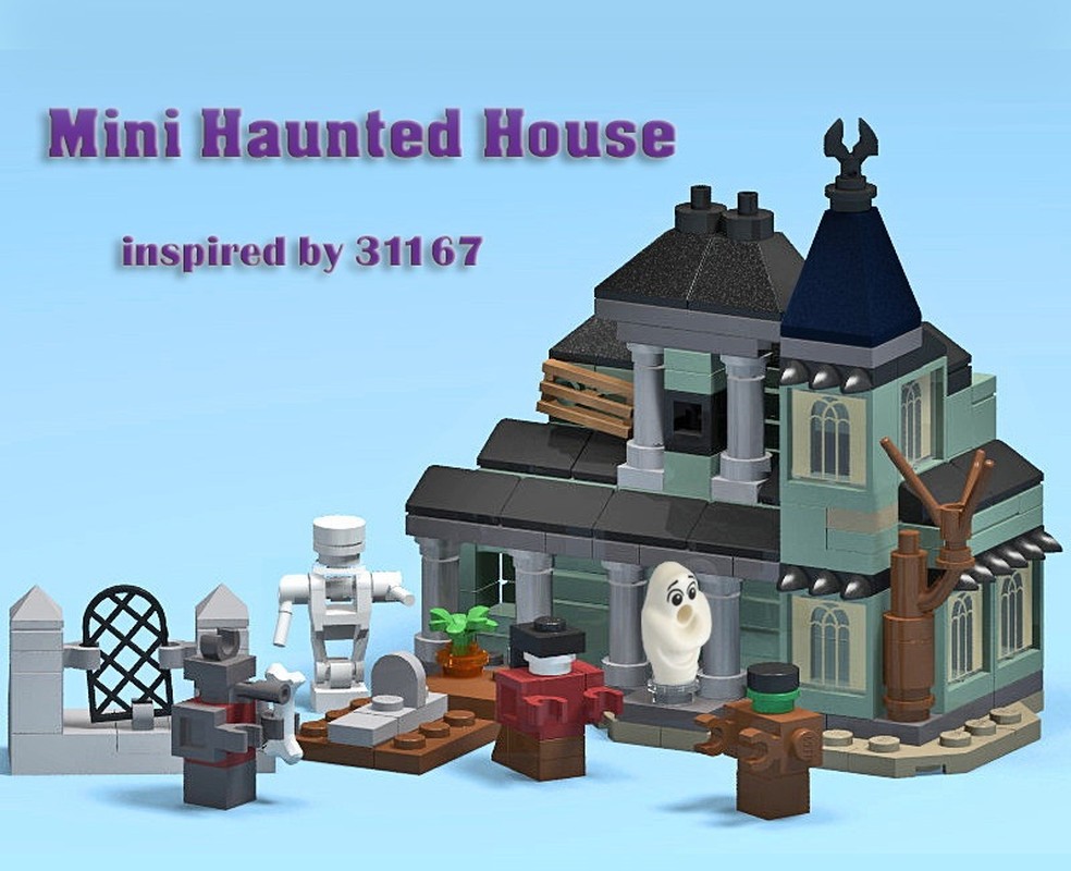 Lego Mini Haunted House inspired