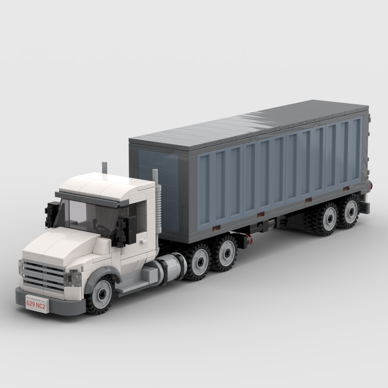 Lego Kenworth T880 Day Cab Heavy Hauler with Container Trailer