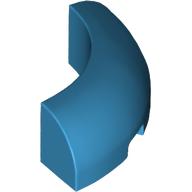 Lego Brick Round Corner 3 x 3 x 1 No Studs / Dark Azure