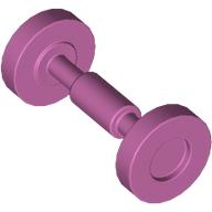Lego Wheel Skateboard / Trolley / Medium Dark Pink
