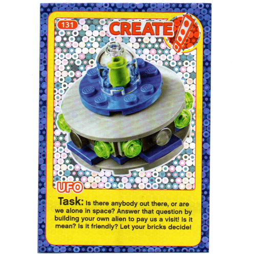 Lego Trading Card, Create the World Incredible Inventions - UFO (Foil) / [No Color/Any Color]