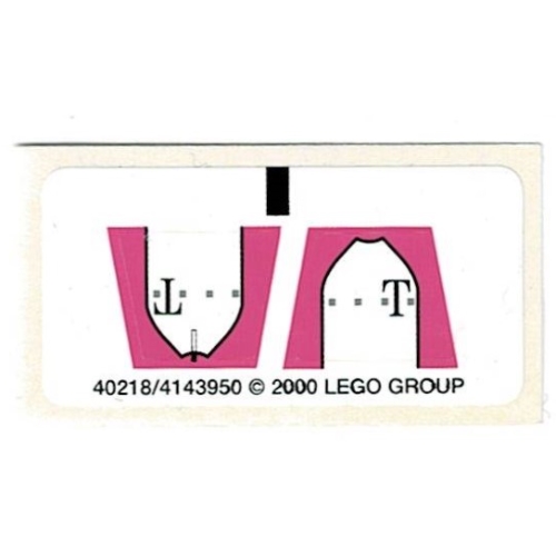 Lego Sticker Sheet for Sets 1196-1, 1197-1 / [No Color/Any Color]