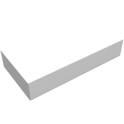 Lego Tile 1 x 2 without Groove