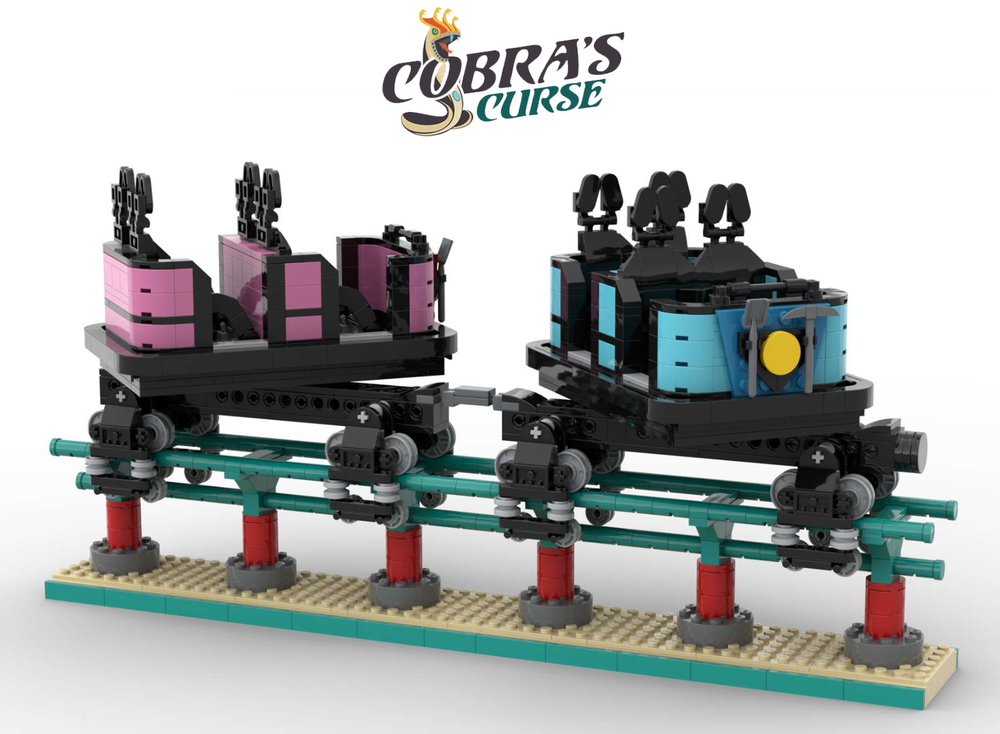 Lego ROLLERCOASTER - COBRA CURSE - Busch Gardens Tampa Bay