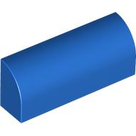 Lego Brick Curved 1 x 4 x 1 1/3 No Studs / Blue