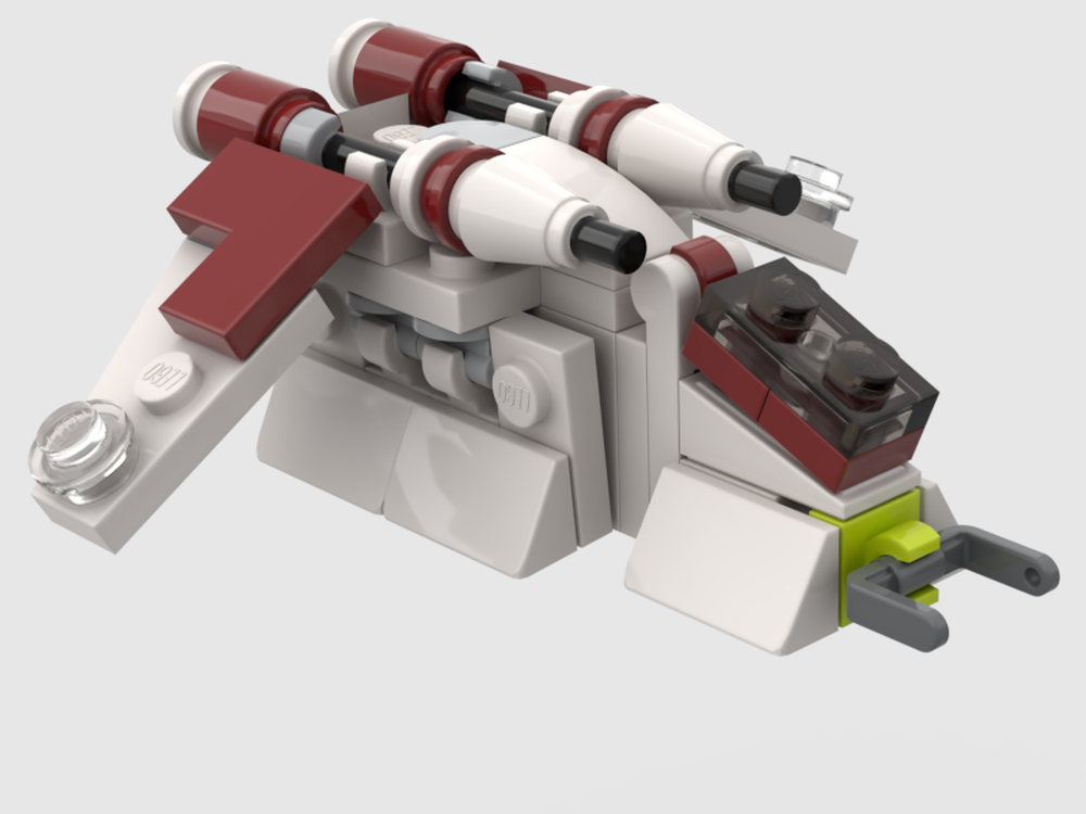 Lego micro Republic gunship (Clone Wars)