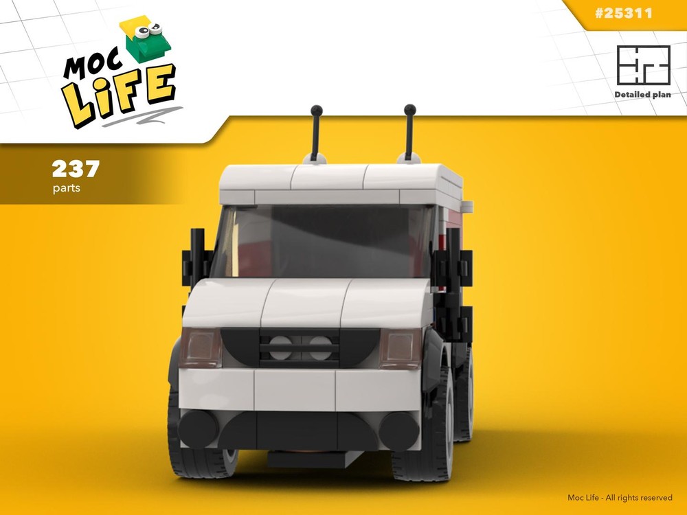 Lego Ford Transit Connect Canada post