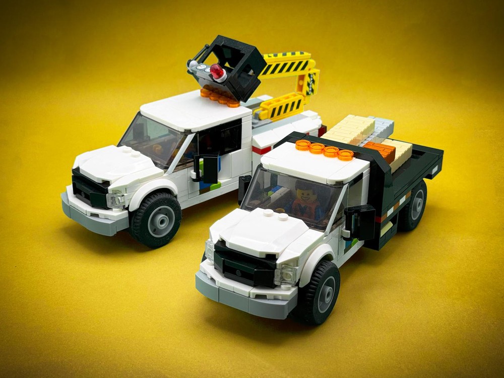 Lego Built Tough F-150 Utility Truck Two Pack