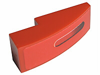 Lego Slope, Curved 3 x 1 with Taillight Pattern Right (Sticker) - Set 8671