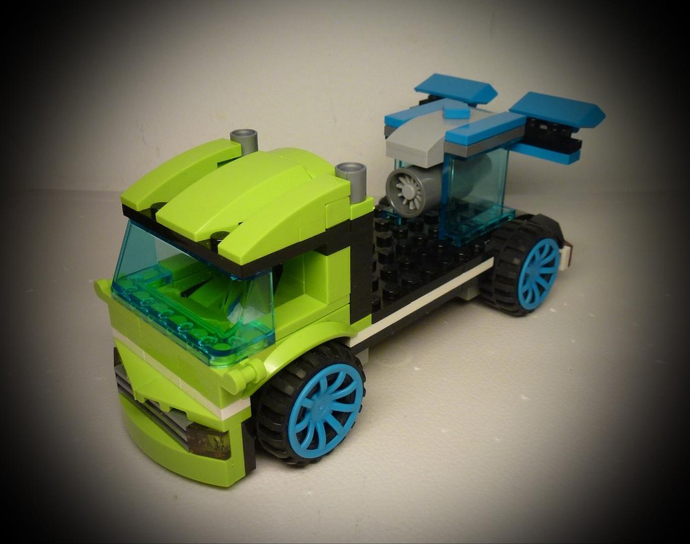 Lego 31074 Flatbed Jet Truck