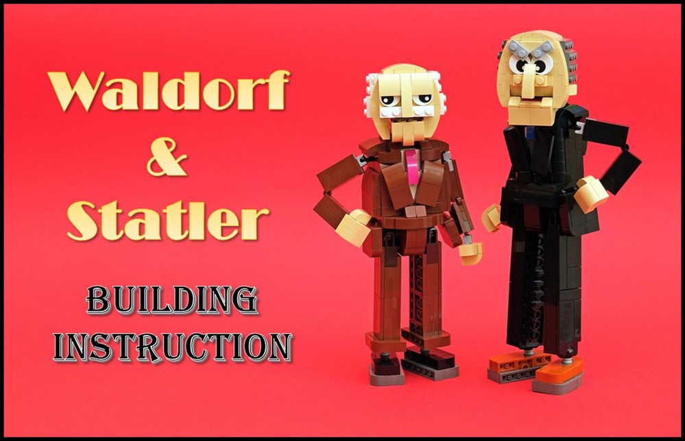Lego Waldorf and Statler