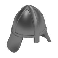 Lego Helmet Castle with Neck Protector / Metallic Silver