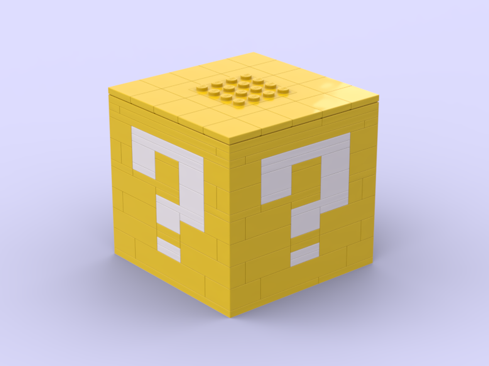 Lego Customisable Super Mario Question Block