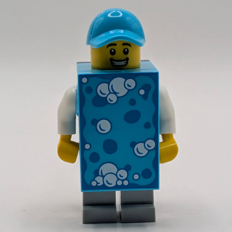 Lego Sponge Costume Guy
