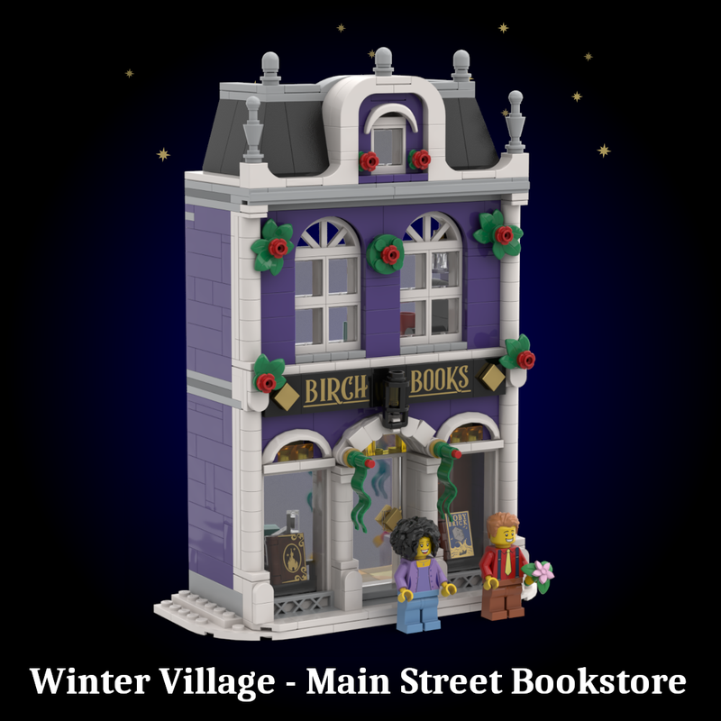 Lego Winter Village - Main Street Bookstore