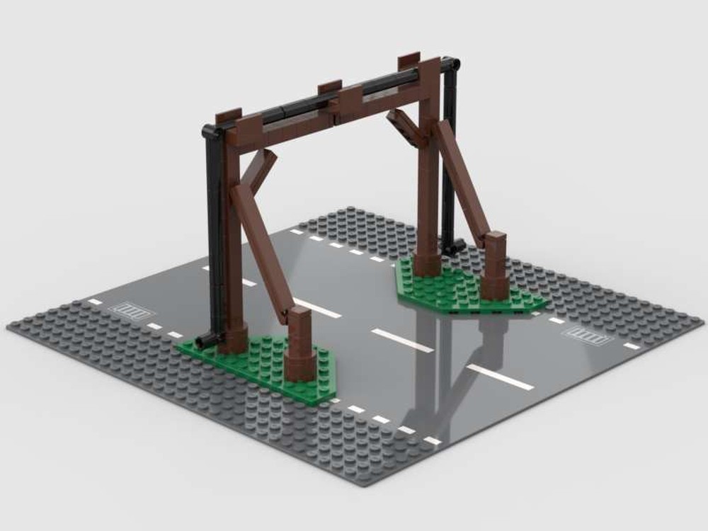Lego Kabelbrücke - cable bridge