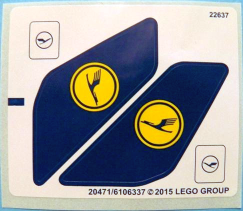 Lego Sticker Sheet 2 for Set 40146-1