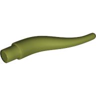 Lego Animal Body Part, Horn (Cattle) / Tentacle / Vine / Branch / Tongue - Long / Olive Green