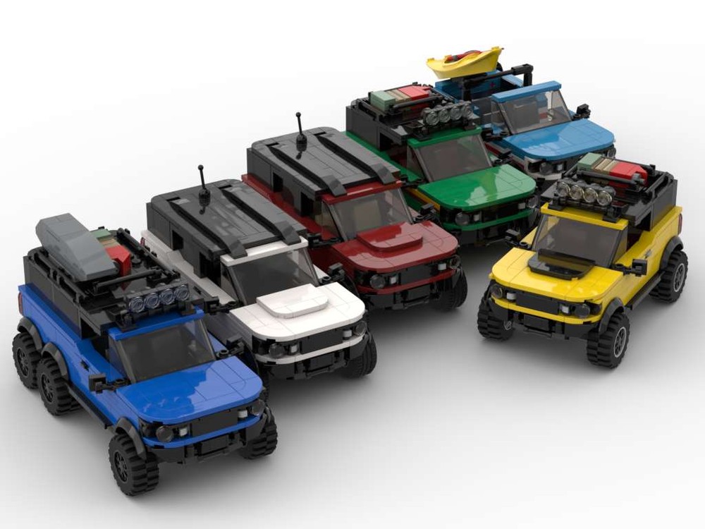 Lego Built Tough Bronco - Set of Six Colors