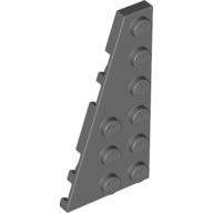 Lego Wedge Plate 6 x 3 Left / Dark Bluish Gray