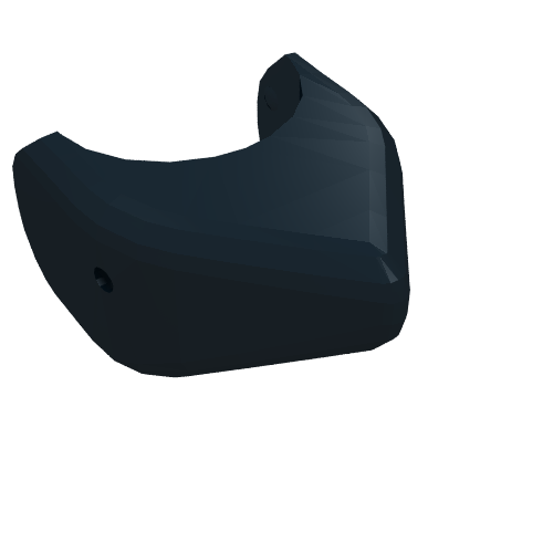 Lego Animal Body Part, Shark Head / Black